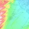 Hermel topographic map, elevation, terrain