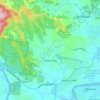 Pullenvale topographic map, elevation, terrain