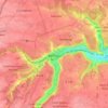 Bernay topographic map, elevation, terrain