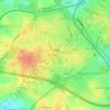 Ramla topographic map, elevation, terrain