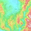 Spoleto topographic map, elevation, terrain