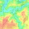 Euston topographic map, elevation, terrain