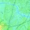 Ward 170 topographic map, elevation, terrain