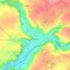 Provins topographic map, elevation, terrain
