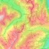 Châtel topographic map, elevation, terrain