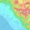 Nagan Raya topographic map, elevation, terrain