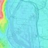 Gerland topographic map, elevation, terrain