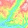 Paduli topographic map, elevation, terrain