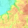 Asnans topographic map, elevation, terrain