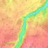 Broglie topographic map, elevation, terrain