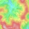 Avenas topographic map, elevation, terrain