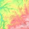 Orsennes topographic map, elevation, terrain