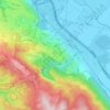 Nesher topographic map, elevation, terrain