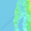 Liepaja topographic map, elevation, terrain