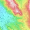 Pacentro topographic map, elevation, terrain