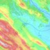 Tagliacozzo topographic map, elevation, terrain