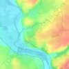 Lételon topographic map, elevation, terrain