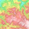 caïdat de Oulemes قيادة ولماس topographic map, elevation, terrain