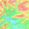 Onikişubat topographic map, elevation, terrain