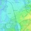 Bussum topographic map, elevation, terrain