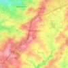 Deux-Chaises topographic map, elevation, terrain