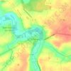 Chârost topographic map, elevation, terrain