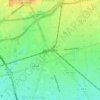 Hicksville topographic map, elevation, terrain