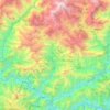 Okhaldhunga topographic map, elevation, terrain