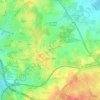 Beer Yaakov topographic map, elevation, terrain