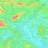 Zagreb County topographic map, elevation, terrain