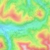 Cheust topographic map, elevation, terrain