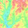 Benton Township topographic map, elevation, terrain