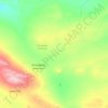 Khan khongor topographic map, elevation, terrain