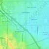 Lawndale topographic map, elevation, terrain