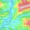 Ibarra topographic map, elevation, terrain