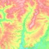 Арчада topographic map, elevation, terrain