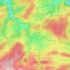 Lierneux topographic map, elevation, terrain