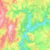 O Ribeiro topographic map, elevation, terrain