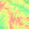 Van Zandt County topographic map, elevation, terrain