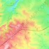 Cressanges topographic map, elevation, terrain