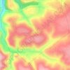 Souaneh topographic map, elevation, terrain