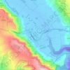 Yavneel topographic map, elevation, terrain