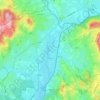 Laizy topographic map, elevation, terrain