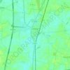 Artenay topographic map, elevation, terrain