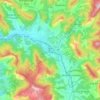 Die topographic map, elevation, terrain