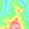 Cerda topographic map, elevation, terrain