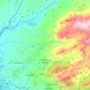 Cogollos de la Vega topographic map, elevation, terrain