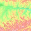 Tosontsengel topographic map, elevation, terrain