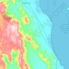 Clairview topographic map, elevation, terrain