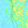 Kurichy topographic map, elevation, terrain